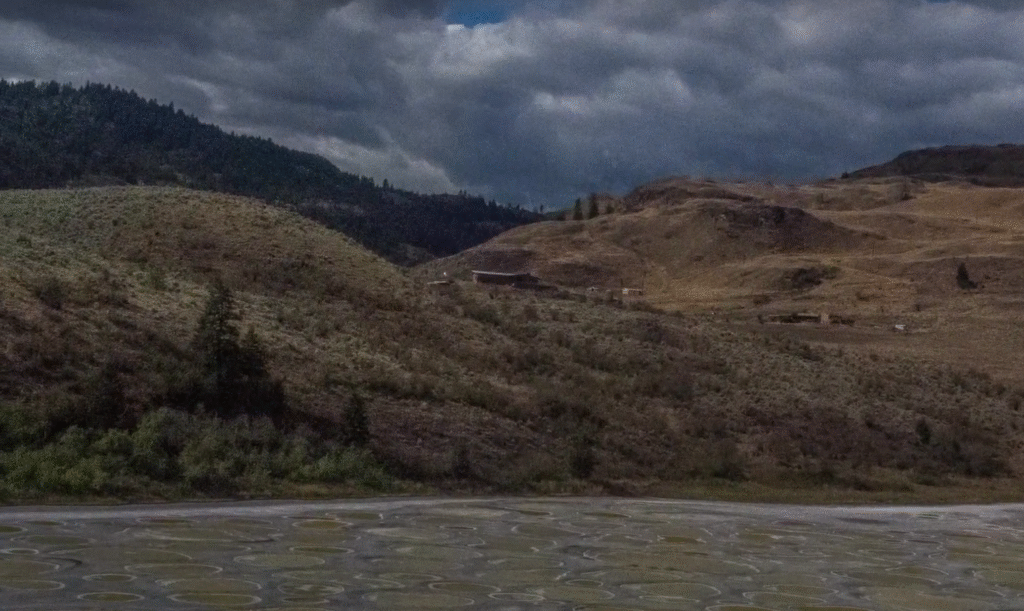 Spotted Lake in British Columbia, Canada