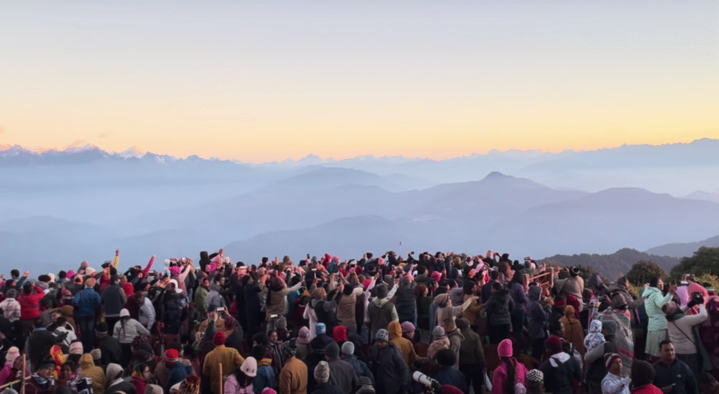 Darjeeling Tiger Hill sunrise view